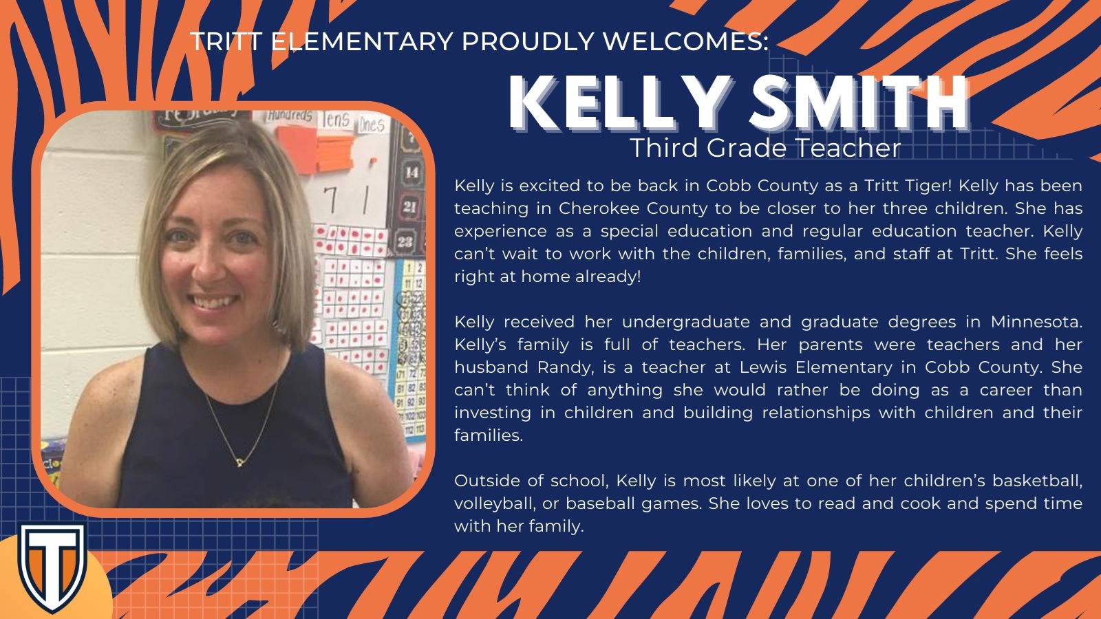 Welcome Kelly Smith